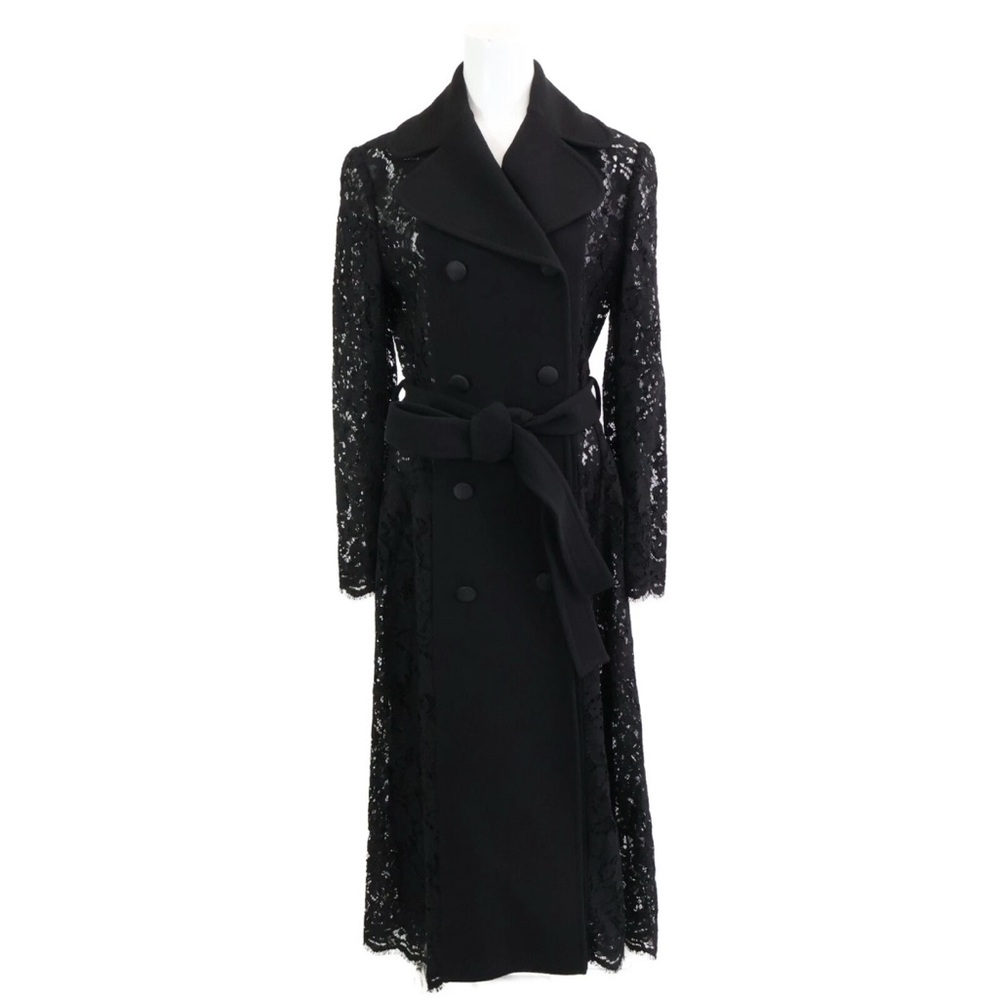 NWT Dolce & Gabbana Black Lace Coat size EU 40